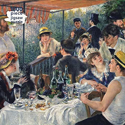 Flame Tree Gift Puzzle - Pierre-Auguste Renoir, Das Frühstück der Ruderer - 1000 Pieces