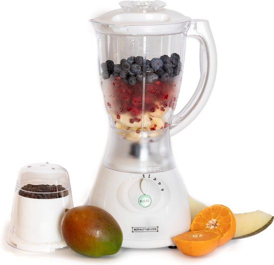 Royalty Line SM400P2 Blender - 1.5L Smoothie Maker - 500W - White