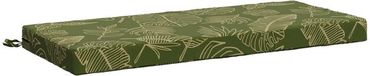 vidaXL Bankkussen SOEST 100% Polyester Bladontwerp 110 x 50 x 8 cm