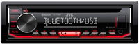 JVC KD-T702BT 1-DIN Autoradio met Bluetooth, CD, USB, en 200W Vermogen