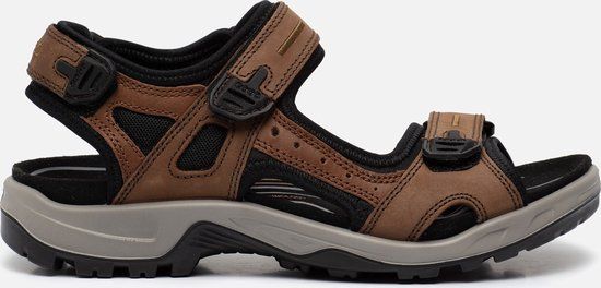 ECCO OFFROAD - Heren Wandelsandalen - Bruin - Maat 42 - Nubuck - Klittenband - 2024