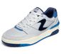 Skechers S-1992 sneakers homme, cuir, gris, porc, mesh, bordure bleu, taille 47,5