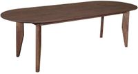 DÉJA Living Eettafel Maikel - Ovaal Donkerbruin Hout - 260x100x76cm