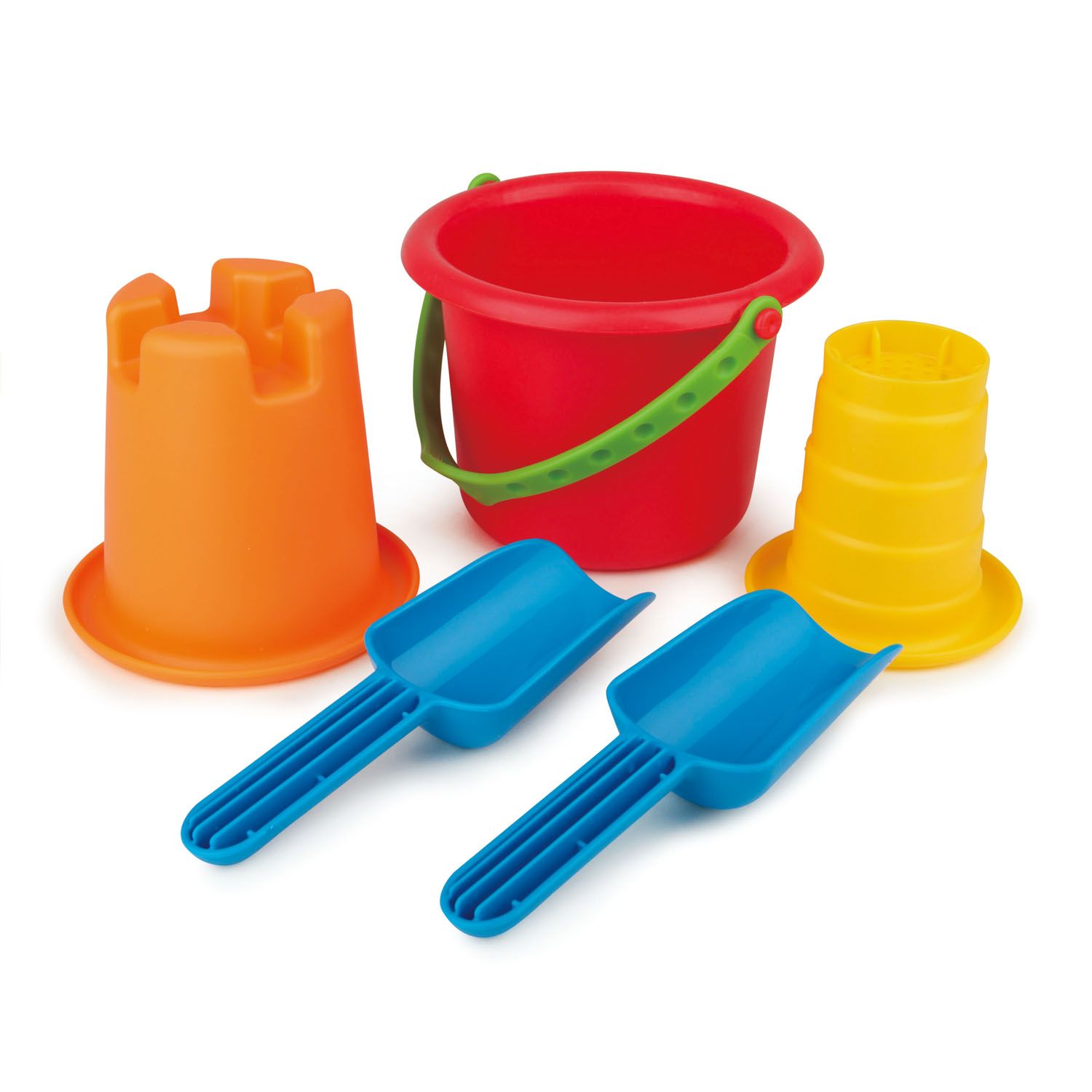 Hape E4053 - Speelgoed emmers - 5 stuks - 1,5 jaar+