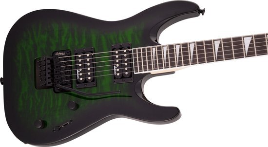 Jackson JS Series Dinky JS32Q DKA Trans Green Burst