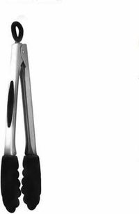 Mastrad Siliconen tang zwart, 26cm