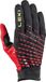 LEKI Ultra Trail Breeze handschoenen, zwart-rood-neongeel, EU 7