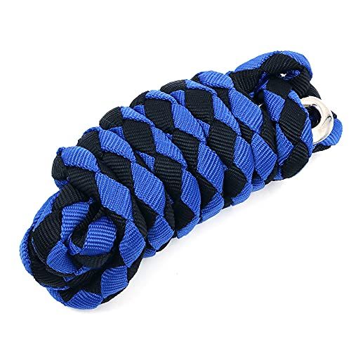 Namvo Horse Lead Rope - 9,8 ft - 4 Strengen - Easy Clip Hook - 0717995569947