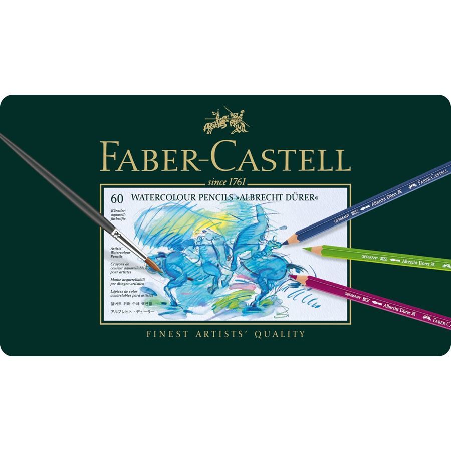 Faber-Castell Albrecht Dürer Aquarelpotloden - Etui 60 stuks