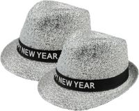 Boland Trilby hoedje NYE - Zilver