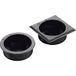Domus Line Inbouwbehuizing set voor afstandsbediening Call Me, rond + vierkant, kunststof zwart