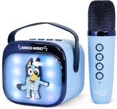 Bluey Karaoke Set - Bluetooth Speaker with Wireless Microphone - LED Lighting