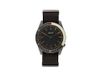 KOMONO Ray Shade NATO analoog kwartshorloge voor heren met armband van gerecycled canvas, zwart.