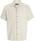Jack & Jones Resort chemise Coupe décontractée Chemise Resort Rayé Coton biologique Manches courtes XXL