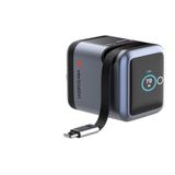 Verbatim Mini GaN oplader 70W met display & USB-C-kabel reisadapter