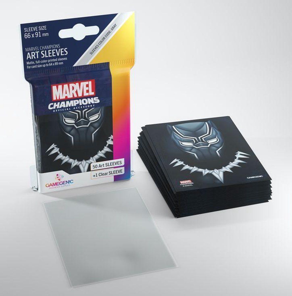 GameGenic Black Panther Art Sleeves - 4251715409596