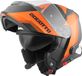 Bogotto V271 BT Zabu Bluetooth helm modulable, noir mat/orange, taille XS (53/54)