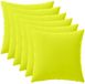 vidaXL Kussen Heldergroen 30 x 30 cm Polyester (6 stuks)