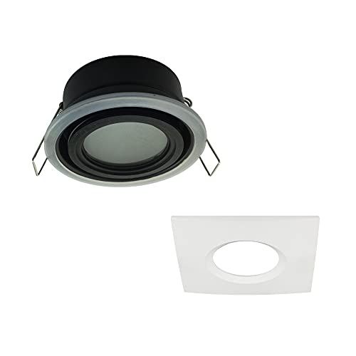 Wonderlamp - Inbouwlamp vierkant wit IP65 - Binnen & Buiten
