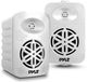 Pyle Waterdichte Luidspreker Set - 300W Dual Speaket- 2-Weg Full Range Systeem - 1,27 cm Polymer Tweeter-Wit