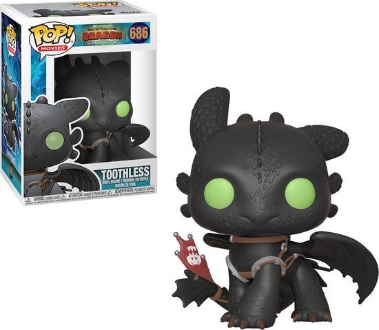 Funko Pop! How To Train Your Dragon Toothless - #686 Verzamelfiguur