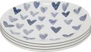 Kare Design Cuori borden 28 cm, 4 stuks
