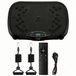Fitby Trilplaat - Trilplaat Fitness - Powerplate - Inc. weerstandbanden en handvatten - Met Afstandsbediening - 3 Trainingsstanden - 120 Snelheidsniveaus - Zwart