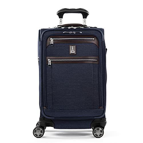 Travelpro Platinum Elite Softside Spinner Wheel Luggage, True Navy (Blue) - 4091861-22