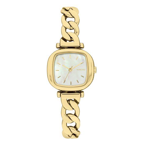 Komono Moneypenny Revolt Gold White Horloge W1209 - Goudkleurig - Dames