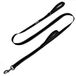 Heavy Duty dubbele handgreep verkeer hondenriem reflecterend nylon 15,5 cm