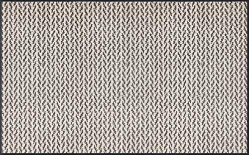 Wash+Dry Design deurmat - bruin - 75x120 cm