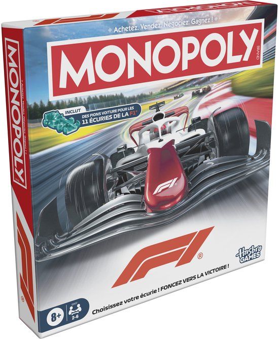Monopoly F1 - Bordspel - Franstalig
