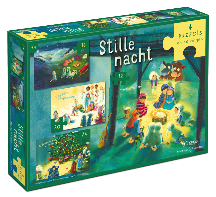 Tucker's Fun Factory Stille Nacht - Marijke ten Cate Puzzel (12+16+20+24 stukjes)