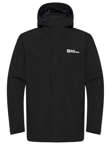 Jack Wolfskin Altenberg 3-in-1 Winterjas Heren - Maat L - Zwart