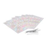 Dr. Oetker Foliegeschenkzakje ''Winterzauber'', Cadeautasjes met Bodem Inclusief Sluitclips, met Winterse Motieven in Trendy Pastel, voor Koekjes, Bonbons, Aantal: 14 Stuks