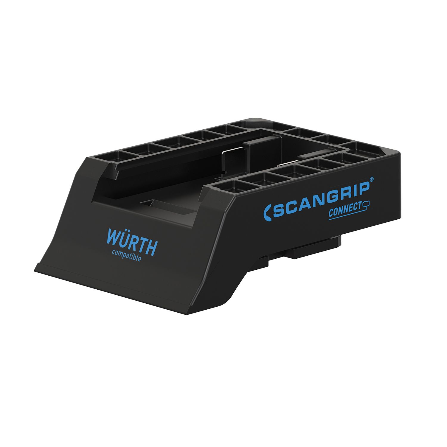 SCANGRIP Würth Connector Aansluitmodule - Zwart - WÜRTH 18 V/20 V - TÜV Rheinland