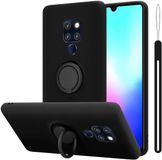 Cadorabo Hoesje geschikt voor Huawei MATE 20 in LIQUID ZWART