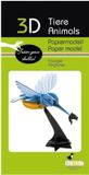 Fridolin 3D papier model - Ijsvogel