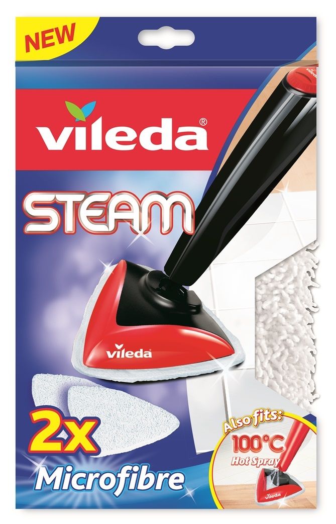 Vileda Microvezeldoeken voor Stoomreiniger - 2 stuks - Wit