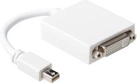 ACT AK4001 Mini Displayport naar DVI adapter M/F 15cm wit