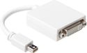 ACT AK4001 Mini Displayport naar DVI adapter M/F 15cm wit