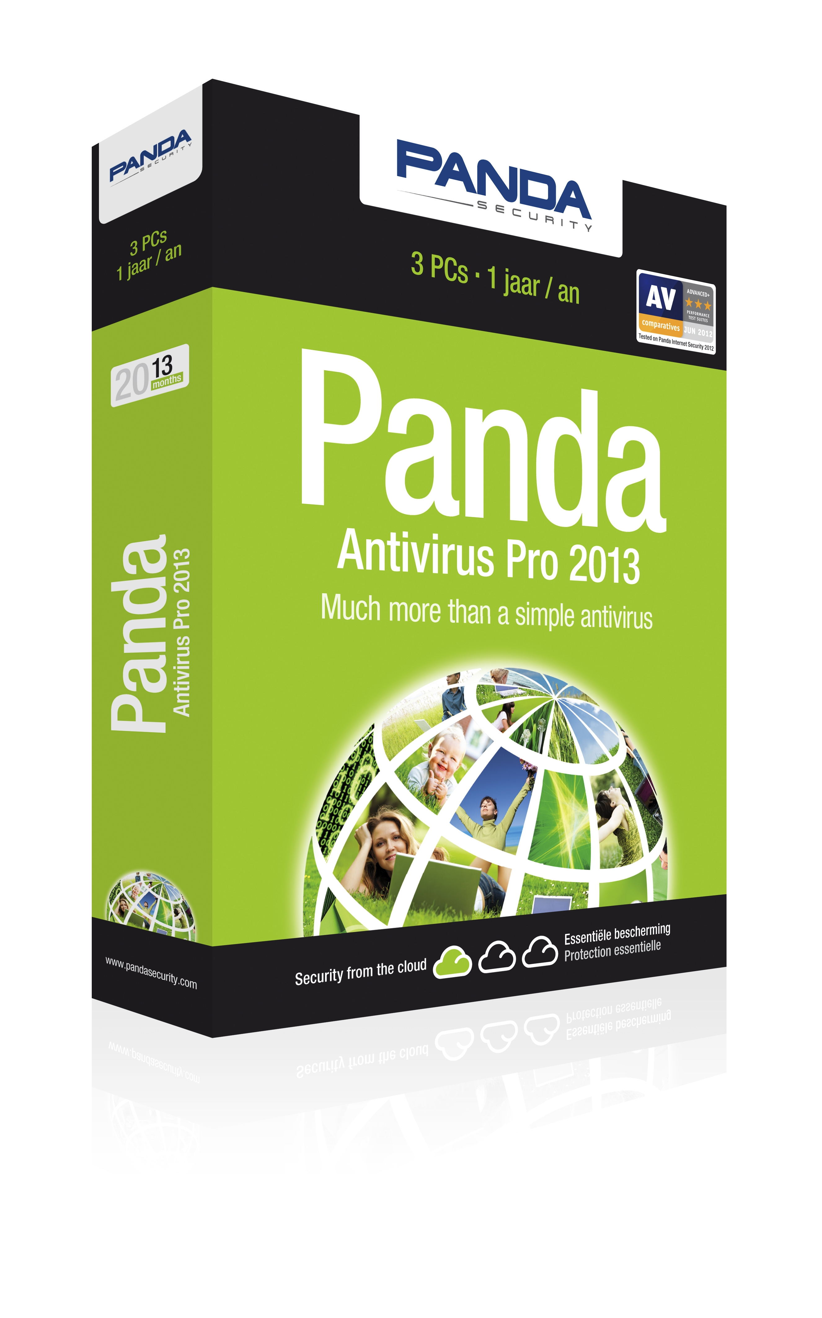 Panda Antivirus Pro 2013/NL/FR CD 13mths 3u