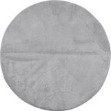 vidaXL - IZA - Tapis à poils courts - Scandinave - Ø 160 cm - Gris