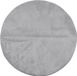 vidaXL - IZA - Tapis à poils courts - Scandinave - Ø 160 cm - Gris