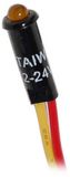 Blue Sea Systems Oranje Led-indicatorlampje 12/24v Zwart
