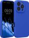 kwmobile telefoonhoesje geschikt voor Apple iPhone 16 Pro - TPU backcover met siliconen coating - Smartphone case in Baltisch blauw