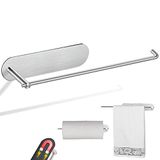 Magnetische papieren handdoekhouder, zware stalen koelkast, keuken, koelkast, bar, grill, barbecue, camper (11,8 inch-magnetisch-geborsteld)