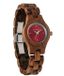 WoodWatch Poppy - Houten horloge dames - Saffierglas - Bruin - 26 mm - Unisex