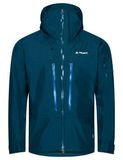 VAUDE Men's Monviso 3L Jacket, Jas, Regenjas, Outdoorjas, Heren, XXL, Baltic Sea Uni