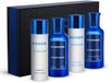 Bharara Double Bleu Coffret Cadeau - Homme - Eau de parfum 100 ml - Après-rasage 100 ml - Lait corporel 150 ml - Gel douche 150 ml